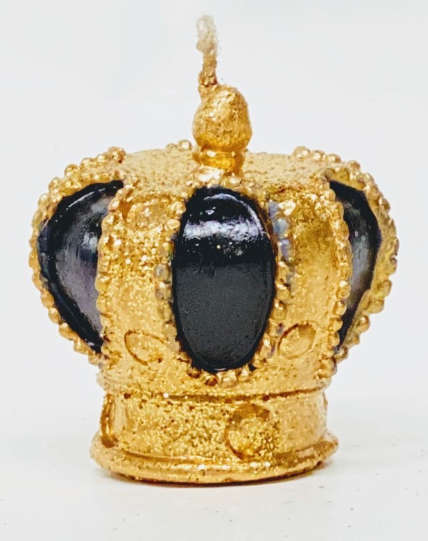 Crown Candle Z' 7Χ7cm. Wedding Wedding Baptism Manos Candles