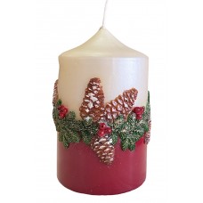 Country Pine Collection Pillar Candle 10X15cm. 